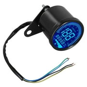 SOFEIYA Motorcycle Digital Speedometer Retro LCD Odometer Fuel Gauge Tachometer DC12V